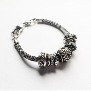 Sterling Silver Brighton Bracelet With Beads